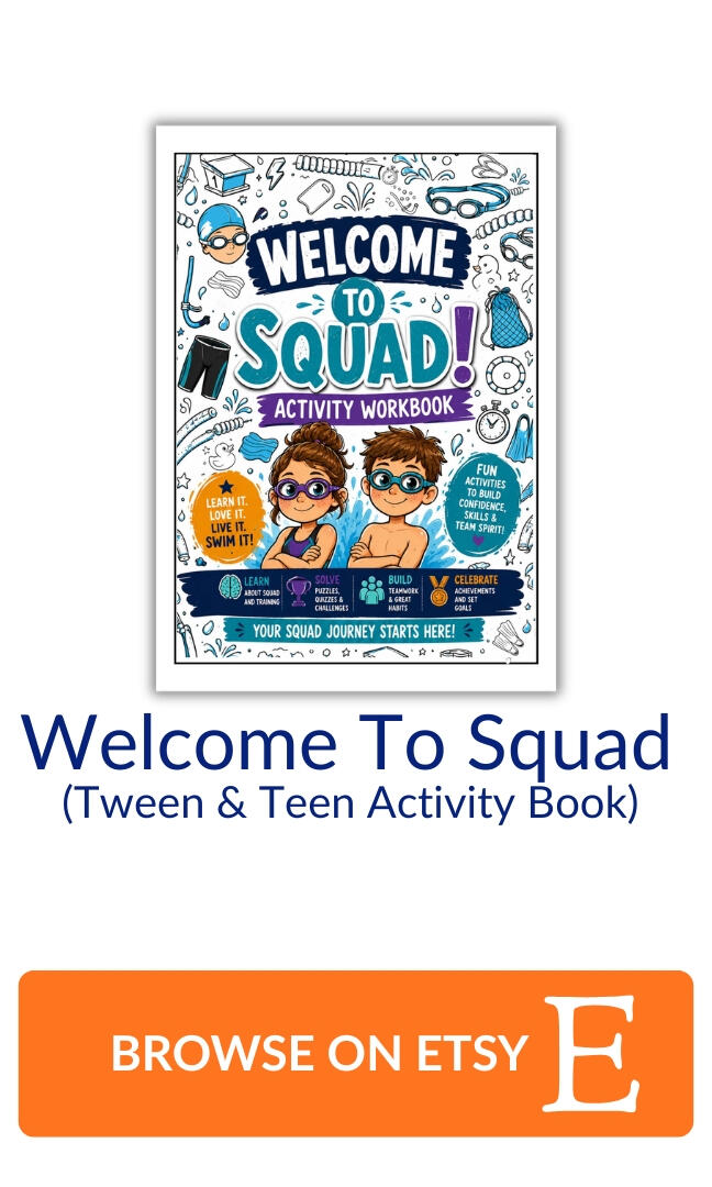 Squad swim team training activites for kids and swimmers Squad swim team training activites for kids and swimmers