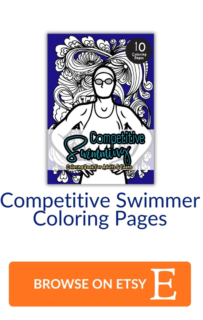 Motivational swimming coloring pages for teens and young adult swimmers Motivational swimming coloring pages for teens and young adult swimmers