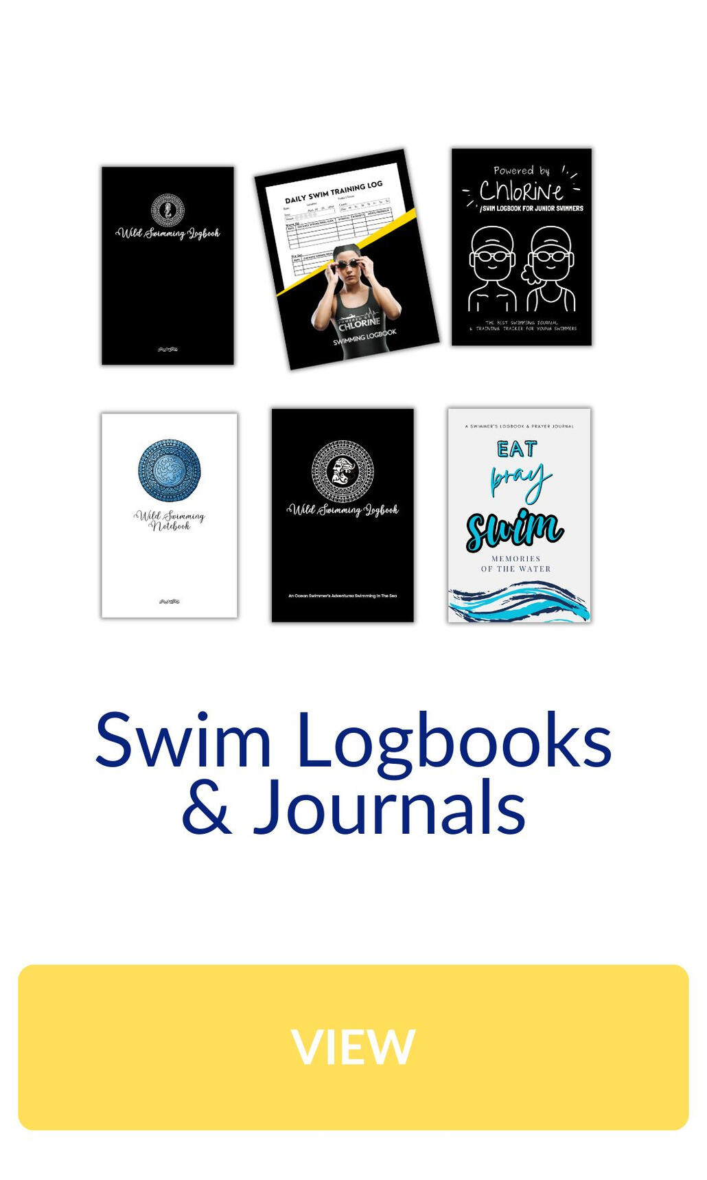 Swimming logbooks and swimmer journals