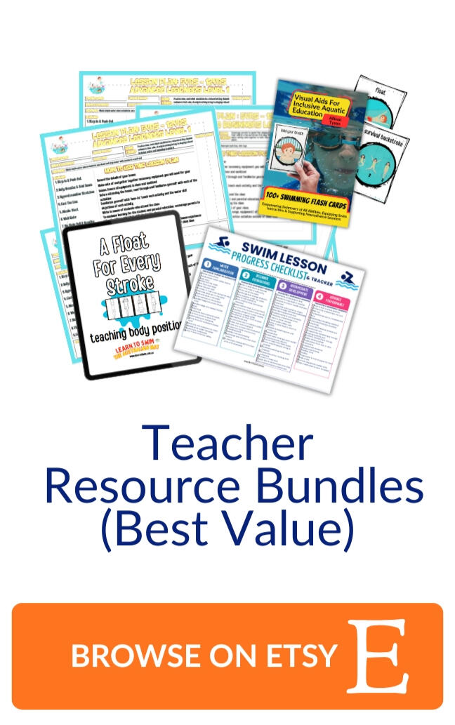 Teacher resource bundles Swim teacher resources