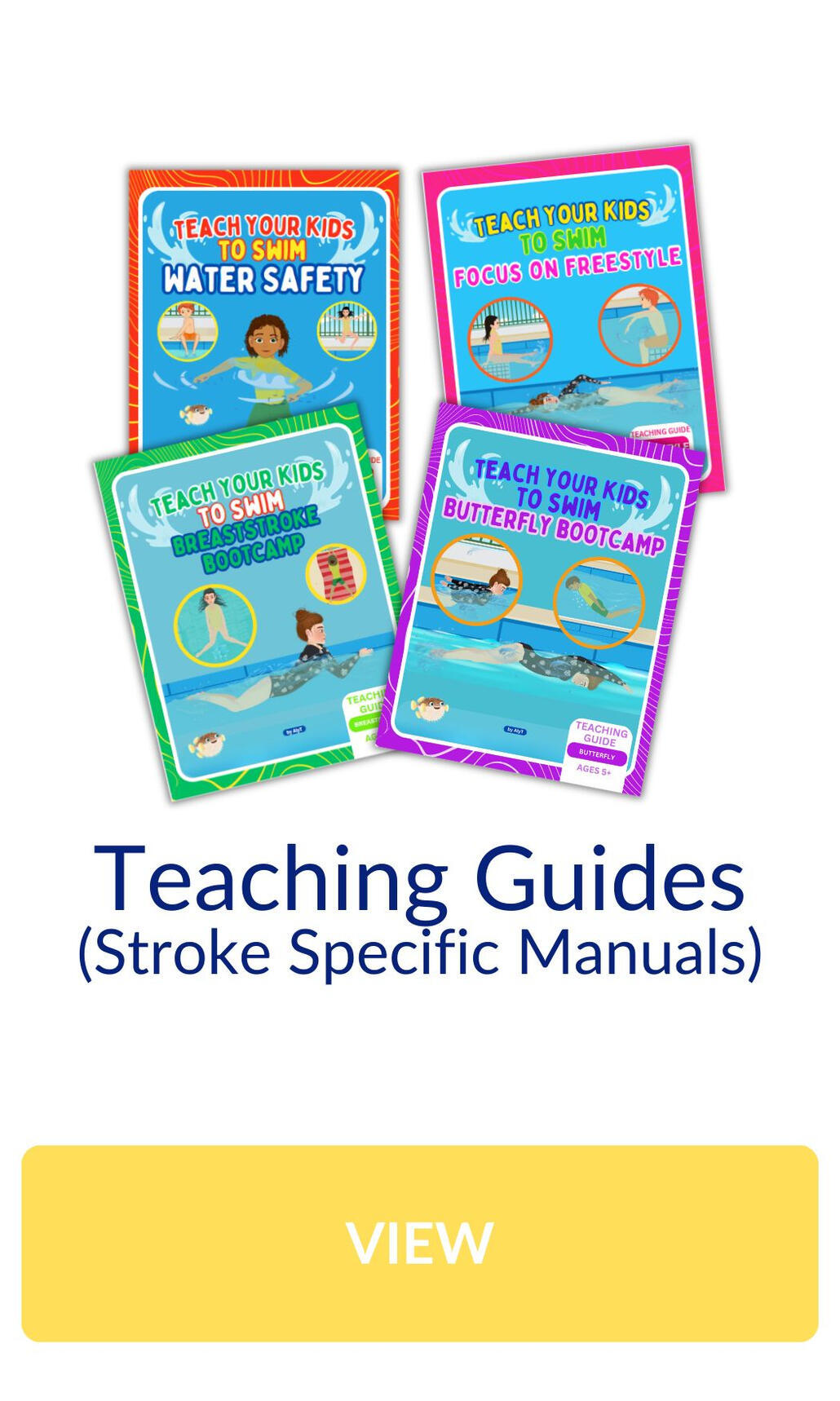 Teaching guides for swimming Competitive strokes teaching manuals