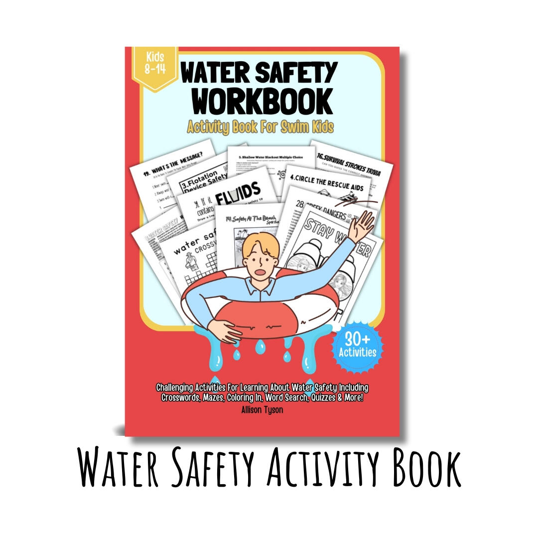 Water safety workbook and activity book for children