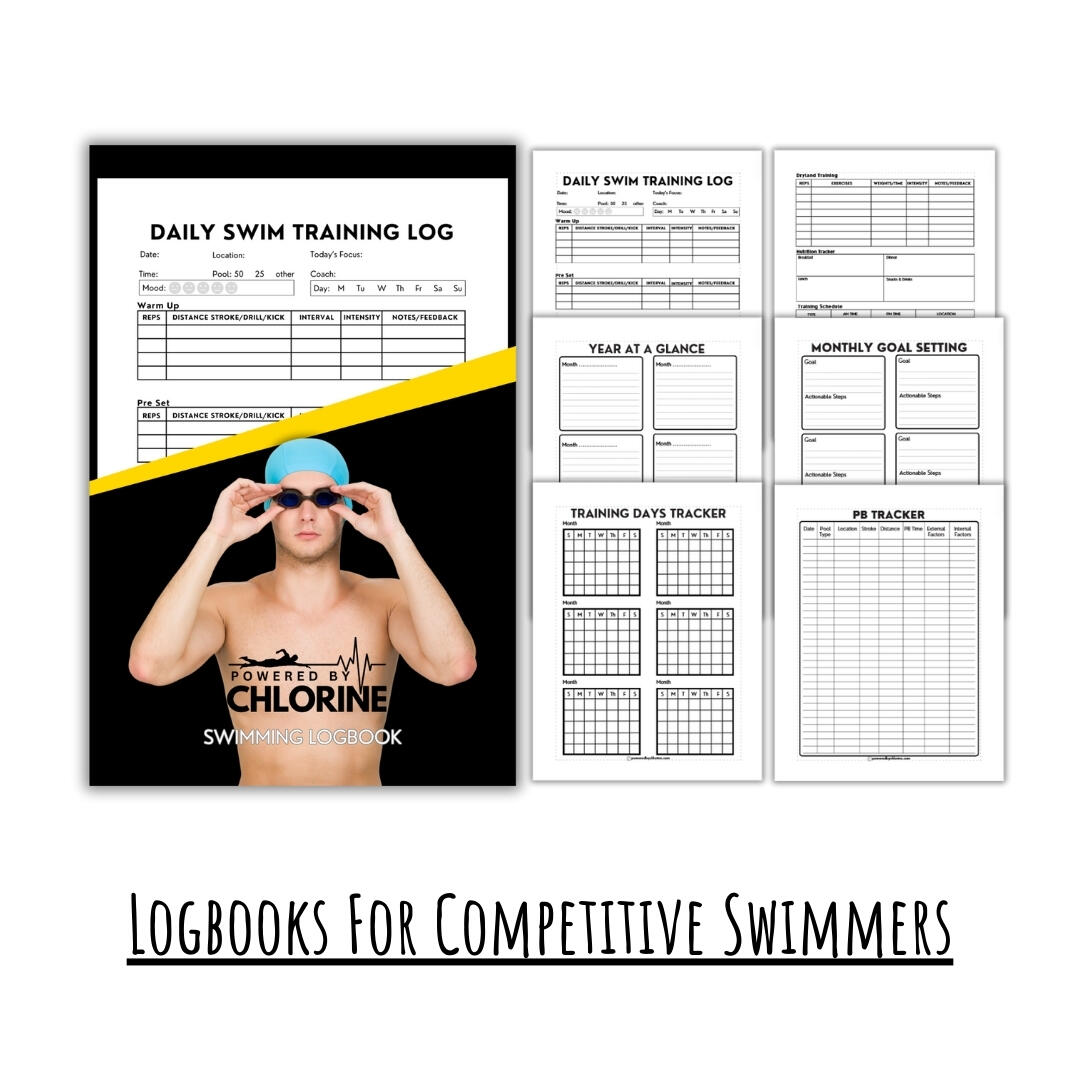 Download and print log books for competitive female swimmers