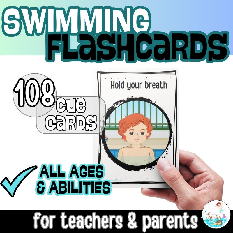 Download and print cue cards for swimming