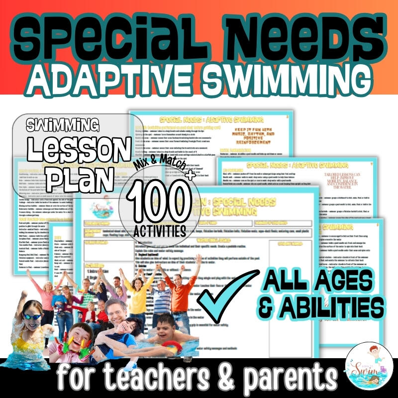 Adaptive Swimming activities for disabled swimmers